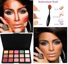 brush face makeup cream contour cl2