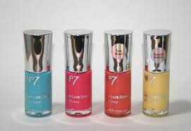 boots no7 gel look shine summer colours