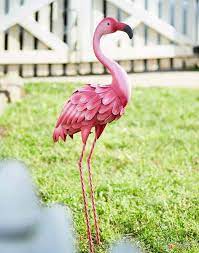 35 Metal Flamingo Lawn Decor