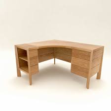 3.6 out of 5 stars Corner Desk In Oak The Stylish Desk Dovetailors
