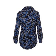 Foxcroft Womens Ivy Floral Shadow Tunic
