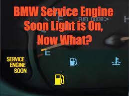 bmw service engine soon light is on