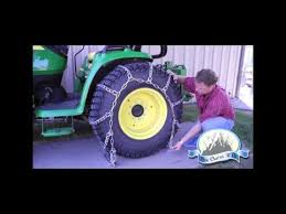 How To Install Tractor Tire Chains