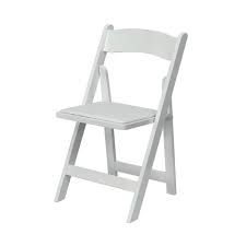 white padded chair hire gladiator