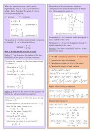 Note Summary 3 Kumon Math Math Facts