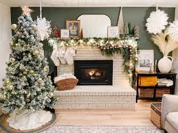 whimsical holiday fireplace decor ideas