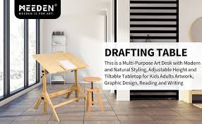 Best Solid Wood Drafting Table Artist