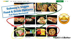 subway vegan food drinks 2023 menu