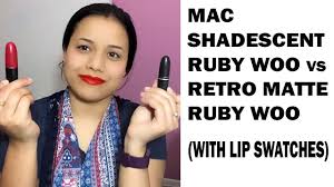 mac ruby woo lipstick shadescent ruby