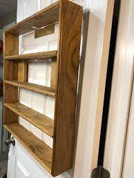 Wood Display Shelf Rack For