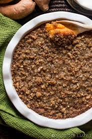 Now i am a fan of fresh, but there are a few i keep on hand, and potatoes are one of them. Sweet Potato Casserole With Pecan Streusel Topping Best Recipe Ever