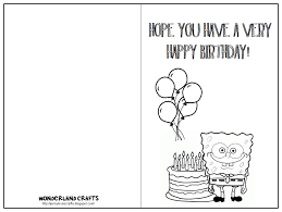 Free Kids Birthday Cards To Print Free Printable Birthday