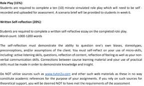 Ages of 13 and 19 years old look to find things out about themselves that make up who they are. Int102 Interpersonal Communication Skills Role Play And Self Reflection Essay Writing Assessment Answer