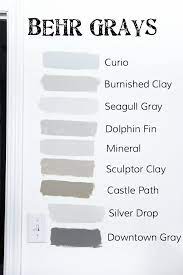 Behr Gray Behr Paint Colors