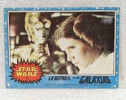 star wars blue 1978 card stani n 51
