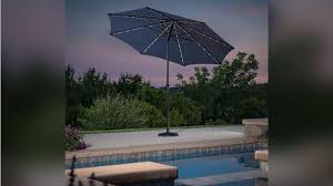 Solar Patio Umbrellas Sold At Costco