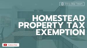 guide to the homestead tax exemption