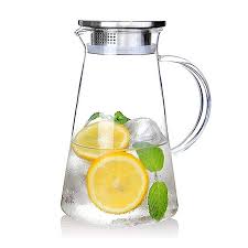 Glass Pitcher With Lid Iced Tea Pitcher