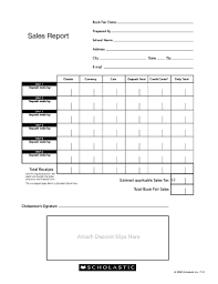 Sales Report Form Fill Online Printable Fillable Blank
