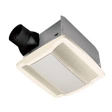 Start in the attic, and you can drill a hole through the roof in the desired vent location. Broan Nutone Qtr Series Quiet 110 Cfm Ceiling Exhaust Bath Fan With Light And Night Light Energy Star Qualified Qtren110flt The Home Depot