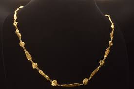 natural alaska gold nugget necklace