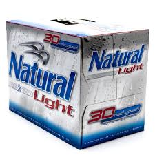 Natural Light Beer 12oz Can 30 Pack
