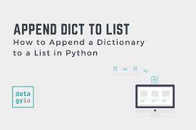 how to append a dictionary to a list in
