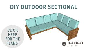 diy outdoor sectional field trere