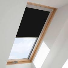 black roof skylight blind for velux