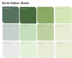 Green Color Chart Dulux Green