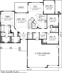 House Plan 73404 Ranch Style With