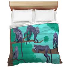 monkey comforters duvets sheets