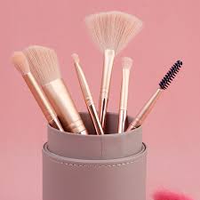 makeup brushes beauty rose gold handle