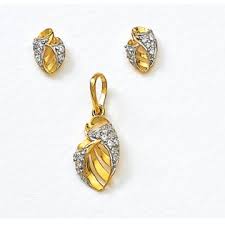 manufacturer of 916 gold pendant set ps