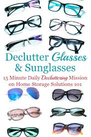 Declutter Donate Glasses Sunglasses
