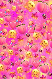 peach emoji galaxy cute love galaxy