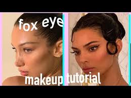 fox eye makeup look tutorial