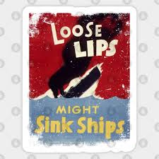 loose lips might sink ships ww2 poster