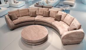 Round Sectional Sofa Set