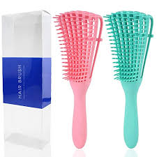 See discount price in cart. Buy Xxtylo Detangling Brush For Natural Hair Detangler Brush For Afro 3a To 4c Kinky Wavy Curly Coily Hair Detangle Easily Wet Dry Long Hair For Beautiful Shiny Curls 2 Pack Green Pink Online In Turkey