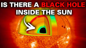 black hole inside the sun