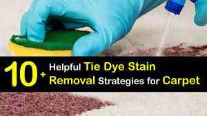 how to get tie dye out of carpet