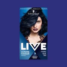 090 cosmic blue hair dye by live