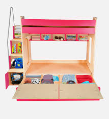 multi flexi bunk bed in pink colour