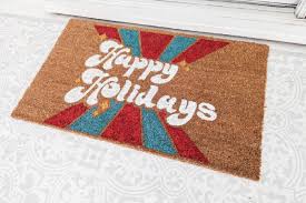 diy christmas doormat how to paint and