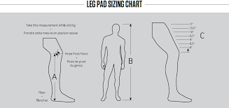 Goalie Leg Pad Sizing Chart Warrior