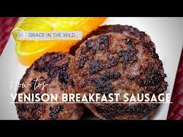how to make venison breakfast sausage
