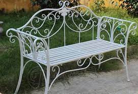 Oem Wrought Iron Garden Bench For