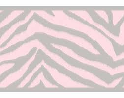 879917 Mia Faux Zebra Striped Pink And
