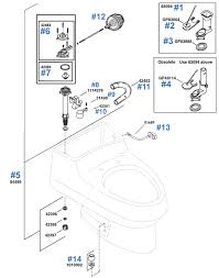 San Raphael Series Toilet Repair Parts
